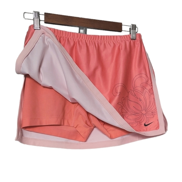 Nike Skirt Dri-Fit Flat Panel Boarder Peach Tennis / Golf - Picture 6 of 11